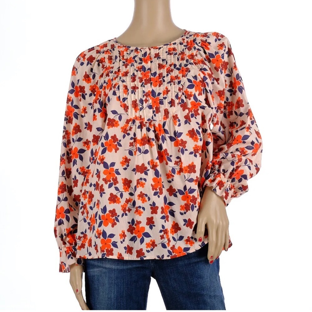 Elizabeth And James By Anthropologie Floral Blouse Size Medium